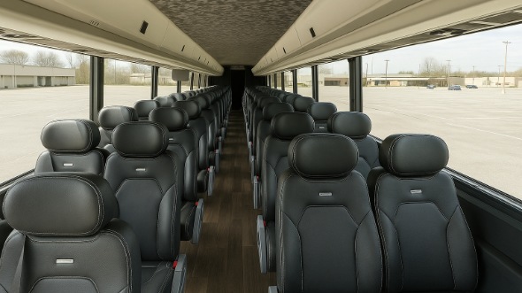 Interior of Indiana Party Bus Company's 30 Passenger Minibus in Indiana