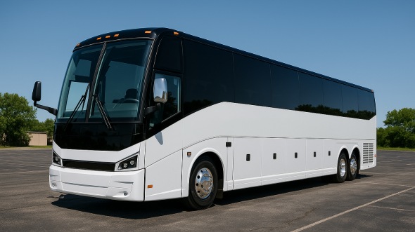Exterior of Elkhart Party Bus Company's 50 Passenger Party Bus in Elkhart