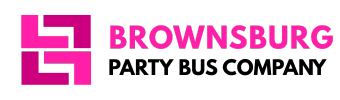 brownsburg party bus company logo