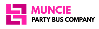 muncie party bus company logo
