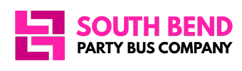 south bend party bus company logo